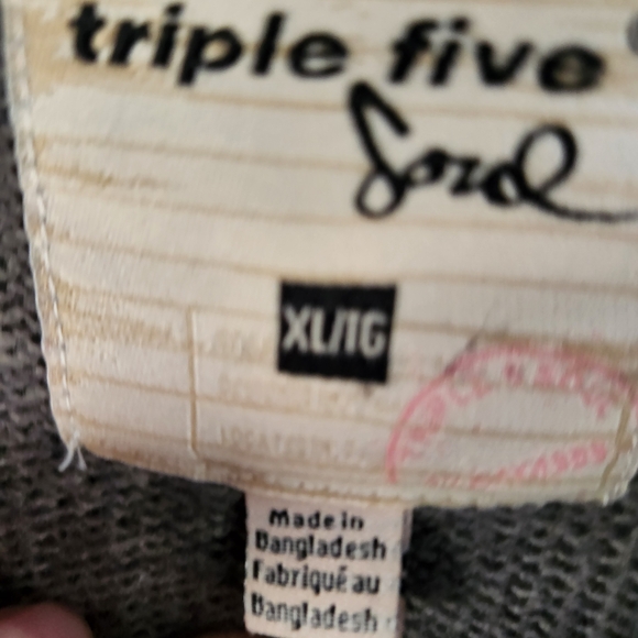 XL wool blend dress/tunic by Triple Five Soul - Picture 3 of 14